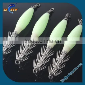 12.5cm Triplex Luminous Squid Hook Octopus Hook Cuttlefish Hook thumbnail-3