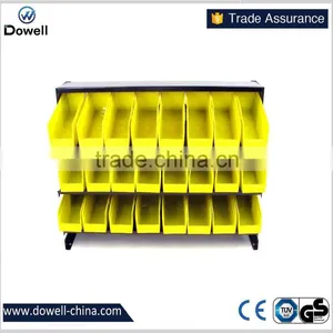 TI-140 Stalwart 24 Bin Parts Storage Rack Trays Stalwart Bench Top Parts Rack Stalwart 24 Bin Wall Mounted Parts Rack thumbnail-2