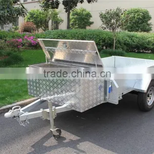 High Quality 2.5mm Aluminium Check Plate 1500x500x500mm Tool Box thumbnail-5