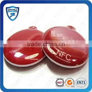 Low Cost Custom Epoxy,PVC NFC RFID Key Fob thumbnail-1