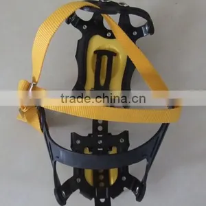 Mountain Climbing,Hiking,Walking Antislip Shoes Cover Snow and Ice Shoes Spikes Good Tpr Ice Shoe Crampons thumbnail-4