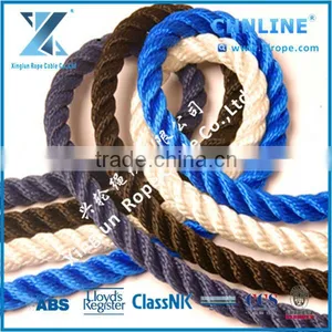 XLROPE Blue Color 3 Strands PE Ropes Polyethylene Ropes thumbnail-2