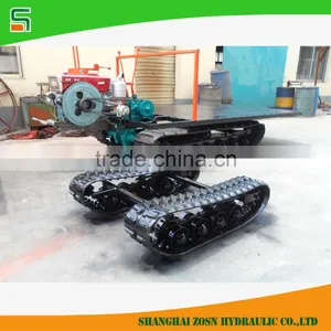 1 Ton Robot Rubber Track Undercarriage for Agriculture Machine thumbnail-1