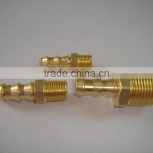 Lock-On Hose Barb TO Male Pipe,Pipe Fitting,Brass Fitting,Pipe Valve thumbnail-1
