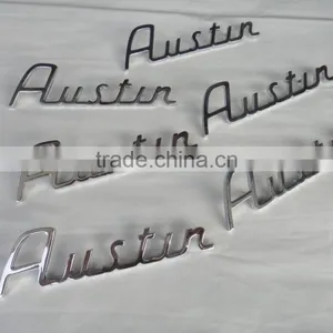 Die Casting Zinc-aluminium Alloy Word Mark With Chrome Plating thumbnail-1