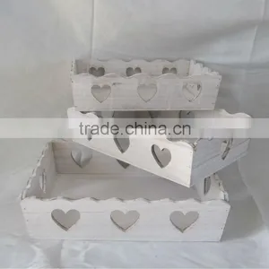 Decoration Wooden Box With Heart-shaped thumbnail-1