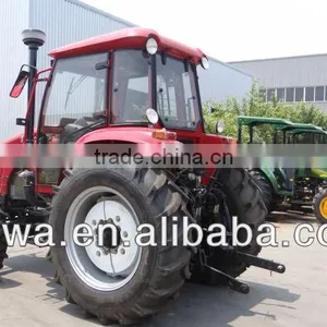 2016 Hot 110hp 4WD NEW1104 With Front End Loader and Backhoe Farm Tractor thumbnail-3