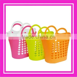 Shopping Basket / Handy Basket / Plastic Basket With Handle thumbnail-1