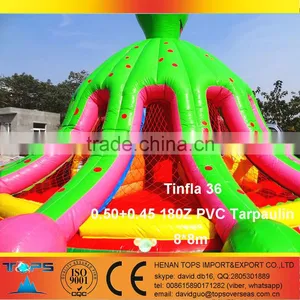 Inflatable Bouncer Octopus Tinfla 36 in PVC Tarpaulin Cute Devilfish thumbnail-2
