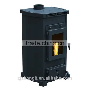 Cast Iron Wood Burning Stove for Sale 8KW Steel Plate Wood Fireplace Wood Stove Prices thumbnail-1