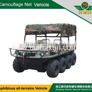 XBH 8X8-2 Camouflage Net Vehicle 800cc 8 Wheel 4 Stroke Go-anywhere Vehicle ATV thumbnail-1