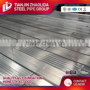 EN10219 Square Rectangular Galvanized Rectangular / Square Steel Tube for Fence Post thumbnail-3