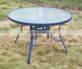 Aluminum. Glass Table thumbnail-1