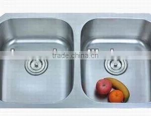 CUPC 304 Stainless Steel Double Bowl Kitchen Sink (8247) thumbnail-1