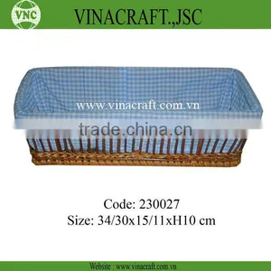 Small Laundry Basket Wholesale With Liner Inside thumbnail-1