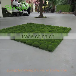 SJLJ013314 Cheap Artificial Moss Mat / Decorative Plastic Moss thumbnail-1