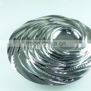Best Selling Products Multi Size Stainless Steel Plates Dishes, Round Plate Design thumbnail-2