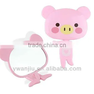 Supply Creative Fashion Cartoon Desktop Folding Mirror / Makeup Mirror thumbnail-1