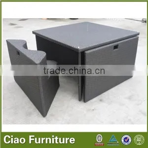 Garden OUTDOOR Restaurant Glass Dining Tables and Chairs thumbnail-3