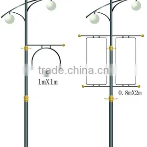 China Supplier 6m Double Arm Street Light Pole thumbnail-4