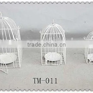 Hot Sale Metal Decorative White Bird Cage thumbnail-1