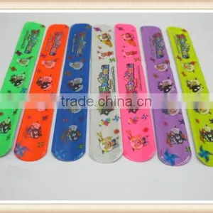 100X Cartoon Sheep Reflective Magic Ruler Slap Band Bracelets Assorted thumbnail-1