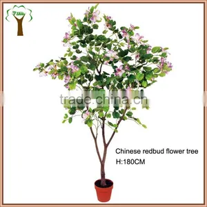 Artificial Purple Chinese Redbud Flowering Tree thumbnail-1