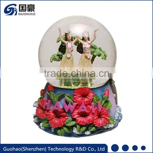 Customized Decoration Hawaii Girl Snow Globe thumbnail-1