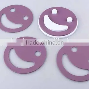 5pc Round Emoji Heat Insulation Pad Hollowing Plastic Pot Holder thumbnail-3