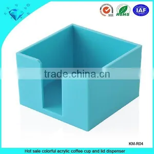 Hot Sale Colorful Acrylic Coffee Cup and Lid Dispenser thumbnail-1