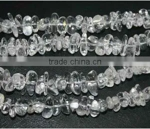 Chip Clear Natural Crystal Glass Beads thumbnail-1