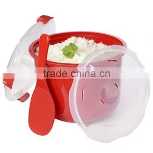High-heat Resistance Cookware Rice Cooker Microwave Rice Steamer thumbnail-1
