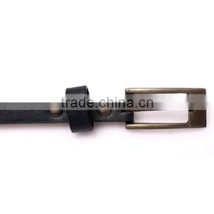 Wholesale Rivets Decorated Pin Buckle Sex Girl Thin PU Waist Belt Adjustable Eyelets Belts thumbnail-2