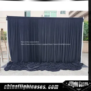 Stage Decoration Balck Backdrop Design thumbnail-1