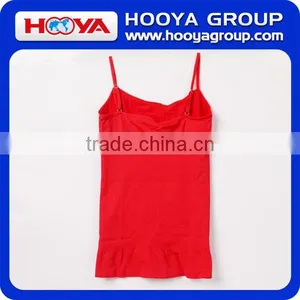 90% Nylon And 10% Spandex Camisole Ladies Red Camisole thumbnail-3