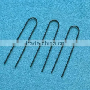 Galvanized Metal Ground Staples thumbnail-1