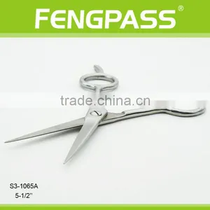 S3-1065A 5-1/2" Inch 2CR13 Stainless Steel Material Professional Stainless Steel Hair Cutting Scissors For Hair thumbnail-4