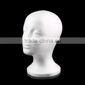 Female Styrofoam Foam Mannequin Manikin Head Model Wig Hair Glasses Hat Display thumbnail-1