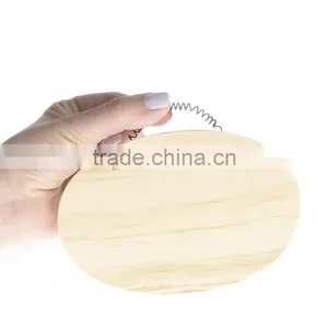 Mini Wood Handcrafts Oval Sign Decoration for Home thumbnail-2