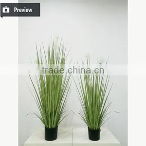 Artificial Potted Grass Onion Grass With Dandelion Flower for Indoor Decortaion thumbnail-4