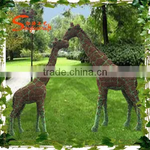 Wholesale New Style Topiary Grass Artificial Animal Topiary Plant for Landscaping thumbnail-1
