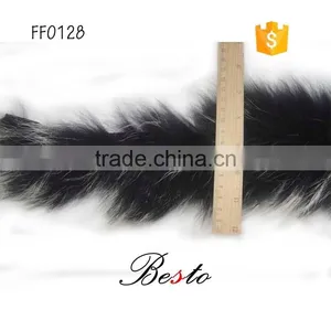Wholesale New Custom Products Dog's Tail Shape Black Color Real Natural Feather for Decoration thumbnail-3