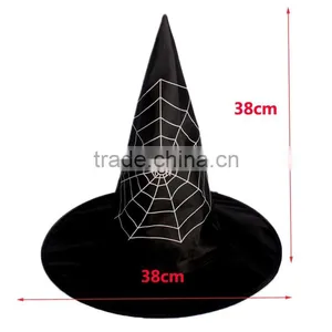 Hallowmas Cuspidal Witch Hat With Printed thumbnail-6