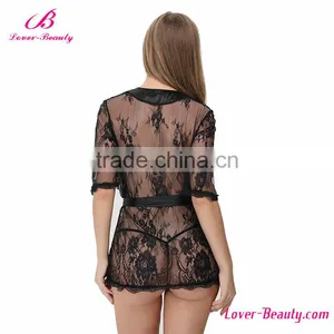 Custom Bulk Teen Girls Sexy Women See Through Lingerie thumbnail-6