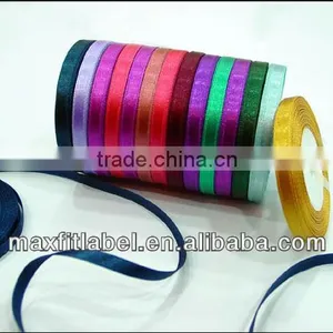 Custom Colorful Satin Ribbon for Decoration thumbnail-1