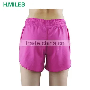 Sexy Sport Wear Comfortable Polyester Elastane Loose Running Yoga Shorts Women thumbnail-3