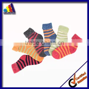 OEM Unisex Sportly Warm Terry Wool Skiing Socks/stripe Sock thumbnail-1