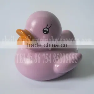 5cm Mini Pink Rubber Duck, Promotional Pink Duck, Floating Pink Bath Duck With Logo Imprint thumbnail-1