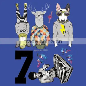 Custom Full Color Heat Transfer, Heat Transfer Plastisol Sticker thumbnail-2