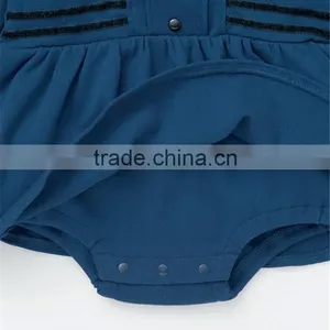 Western Baby Long Slevee Clothing Winter Toddler Clothing Dresses for Autumn thumbnail-5